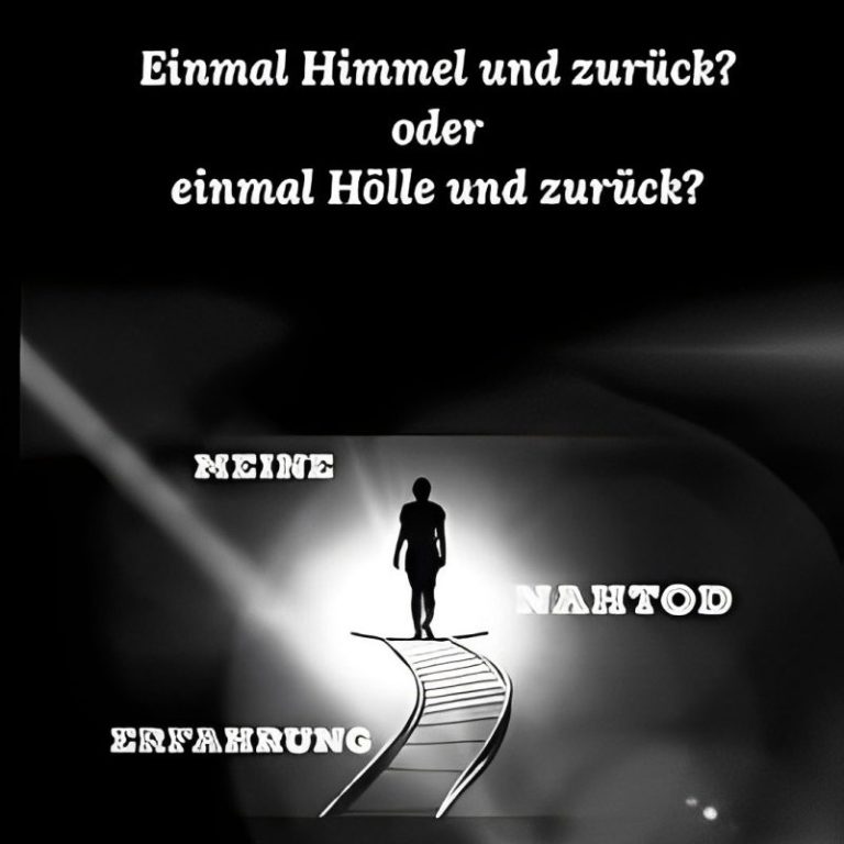 Mensch auf Gleis, dahinter Licht, Cover zum Buch "Meine Nahtod-Erfahrung" von Elke Billstein