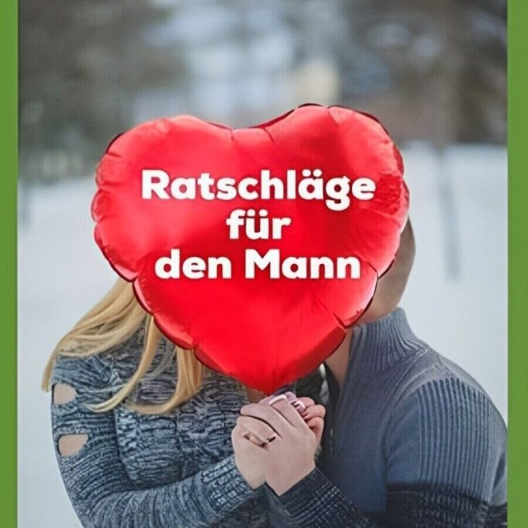 Paar mit rotem Herz, Lesung zum Buch "Ratschläge für den Mann"