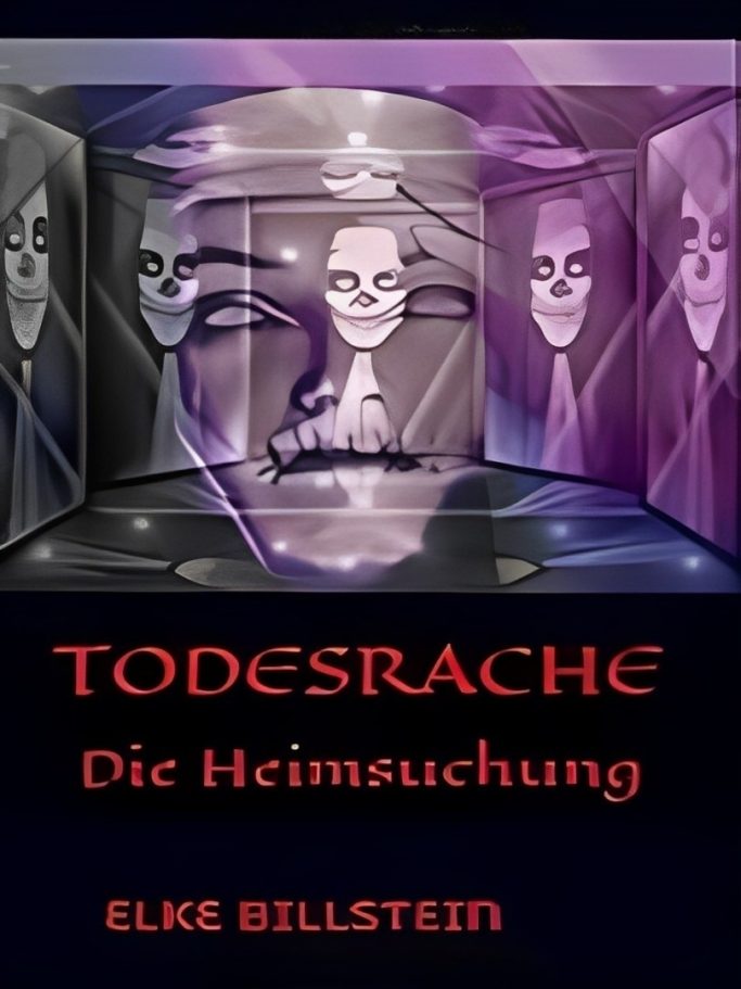 Skelett eines Nonnenkopfes, Cover zum Buch "TODESRACHE - Die HEIMSUCHUNG"